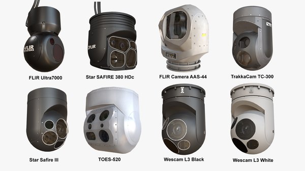 3D Helicopter Cameras Collection model - TurboSquid 2397169