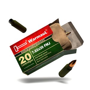 Ammunition Box 7 62x39 FMJ for AK SKS RPD1