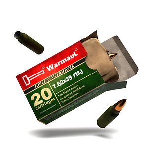 Ammunition Box 7 62x39 FMJ for AK SKS RPD1
