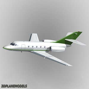 3d model dassault falcon 20 200