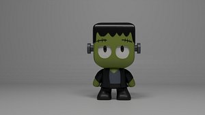 3D Frankenstein Character 3D Print Halloween Monster Figure