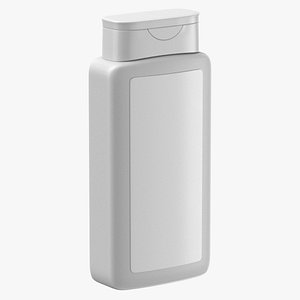 Body Wash Containers Type 02 Blank and Generic Label 3D model
