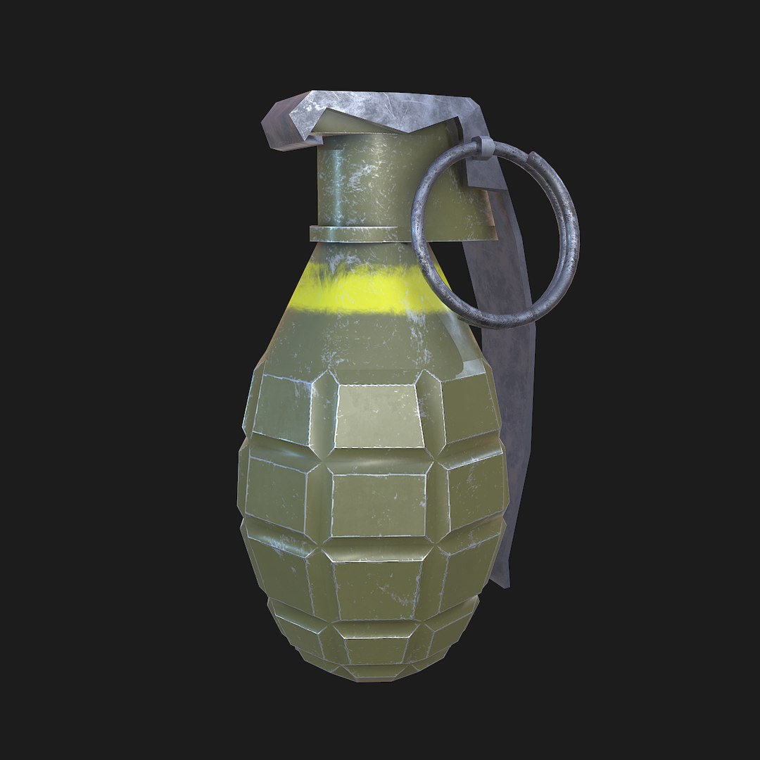 Real-time Hand Bomb Frag 3D Model - TurboSquid 1288943