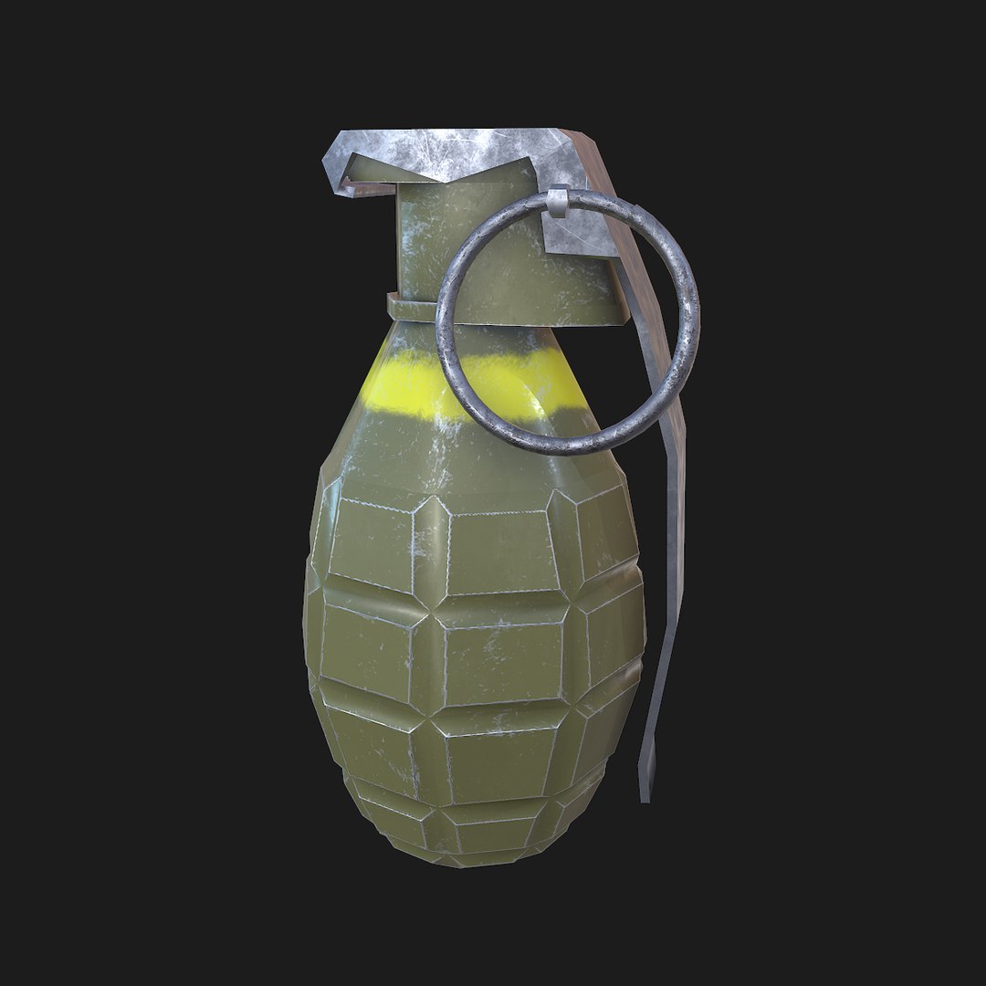 Real-time Hand Bomb Frag 3D Model - TurboSquid 1288943