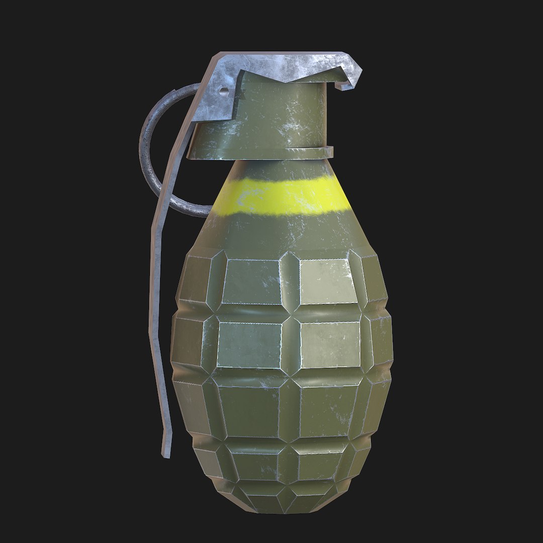 Real-time Hand Bomb Frag 3D Model - TurboSquid 1288943