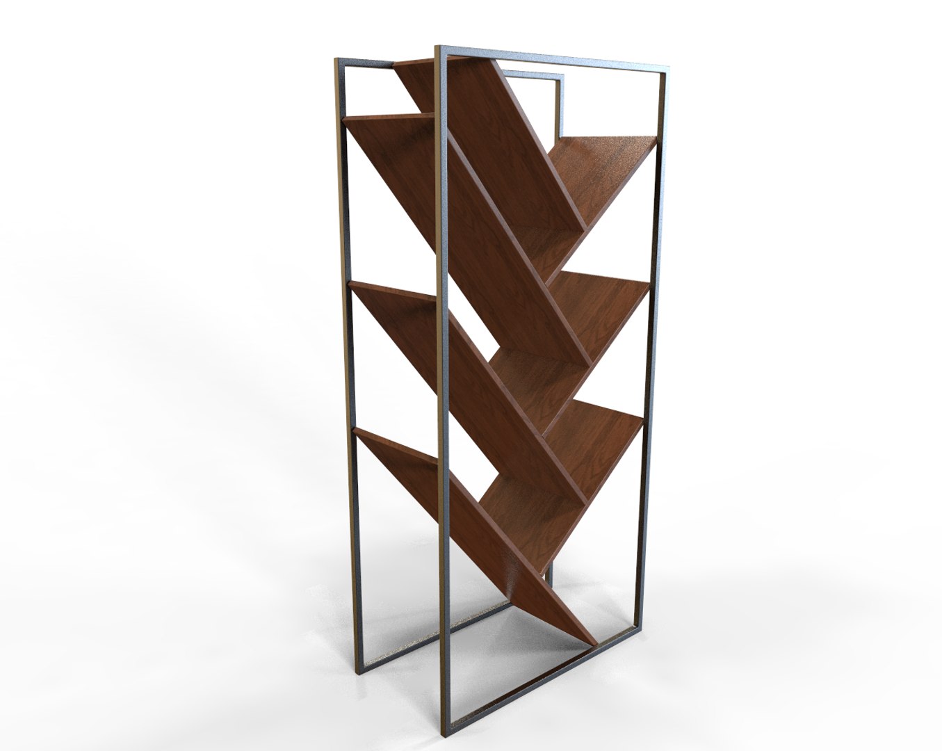 Slanted Bookshelf Obj
