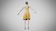 Kleid 23 Karamell mit Design