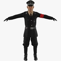 WW2 German SS Officer Soldier