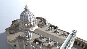 3d model basilica peter