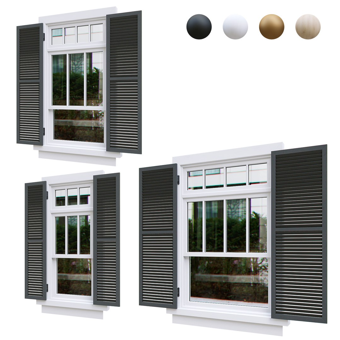 Exterior Windows Optimized V08 3D Model - TurboSquid 1857629