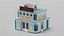 Low Poly Buildings Collection 08 3D model