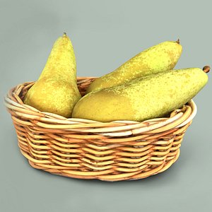 Pear Low Poly 3D Scan 3D