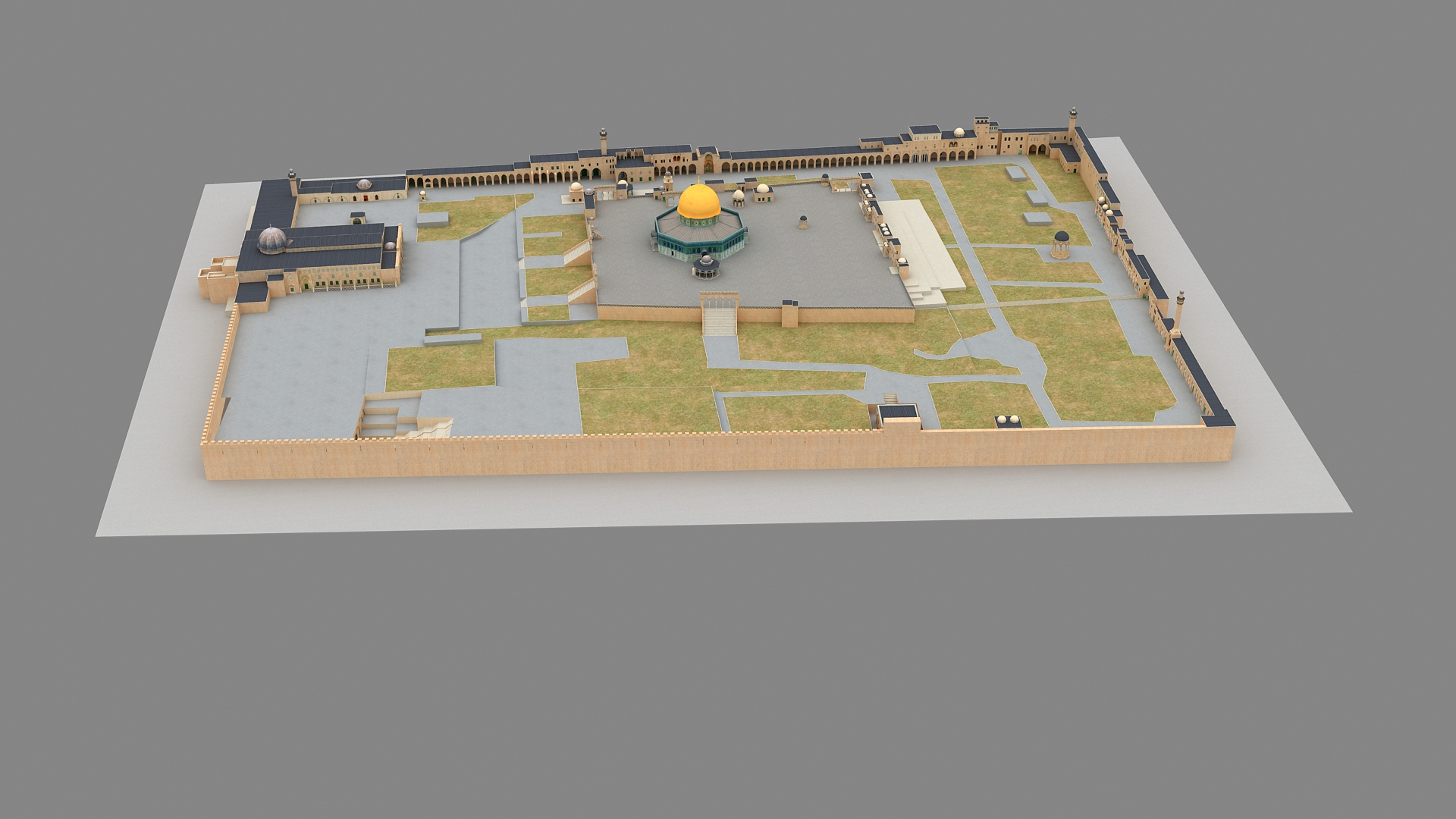 3D Masjid Al Aqsa Dome Of The Rock Compound model https://p.turbosquid.com/ts-thumb/AE/zW9VqO/xK/alaqsamosque/jpg/1717558236/1920x1080/turn_fit_q99/cc402b3b91baed891bf5f151e8d2a7294f18d59e/alaqsamosque-1.jpg