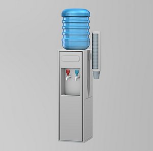 Shops 3d water dispenser