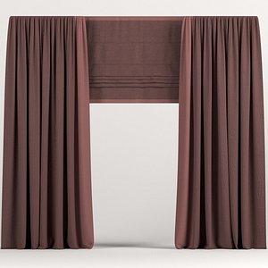 curtains drapes 3D