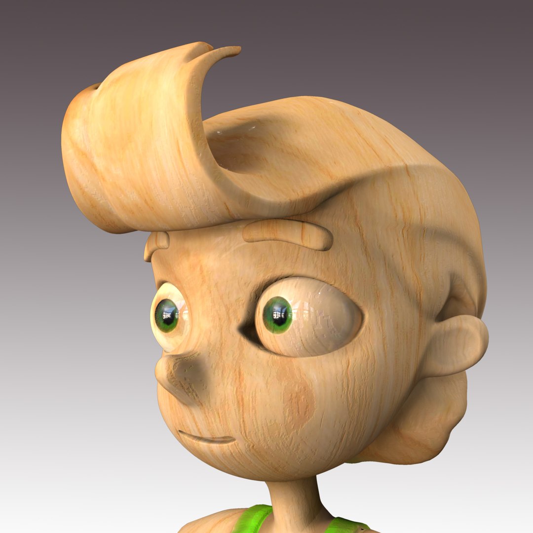 3d Cartoon Character Pinocchio