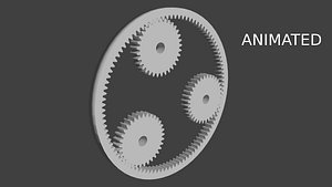 3D planetary gearbox