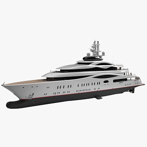 Feadship Symphony Superyacht Dynamic Simulation 3D model