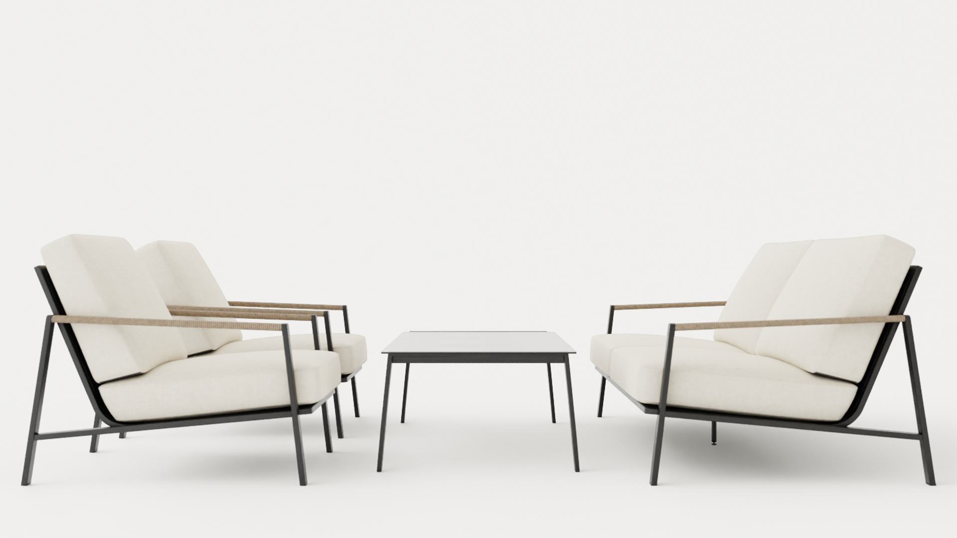 Lyra Sofa Set 3D Model - TurboSquid 2240294