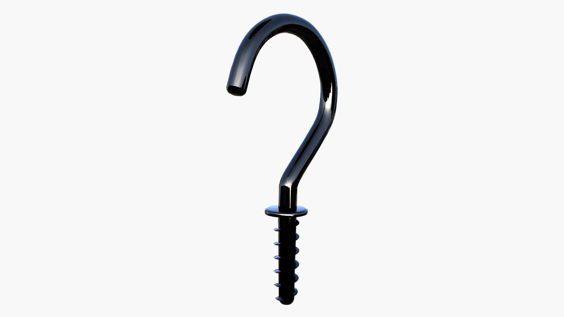Screw Hook 3D Model - TurboSquid 1682799