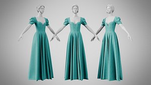 Dress 07 Dark Cyan