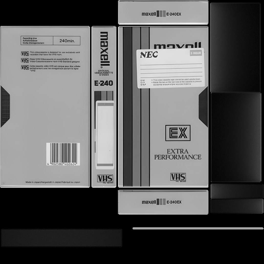 VHS Maxwell E-240EX 3D model https://p.turbosquid.com/ts-thumb/AF/QKWZne/d2/maxwelle240ex_metalness/png/1789034865/1920x1080/fit_q87/90f36761b9cbfb3ce5ed1d4032a02cb00bbc13b4/maxwelle240ex_metalness.jpg