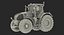 3D Tractors Rigged Collection model