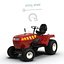3D Tractors Rigged Collection model