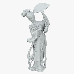 Geisha Girl 3D model