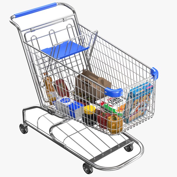 Detailed Full Shopping Cart model