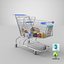 Detailed Full Shopping Cart model