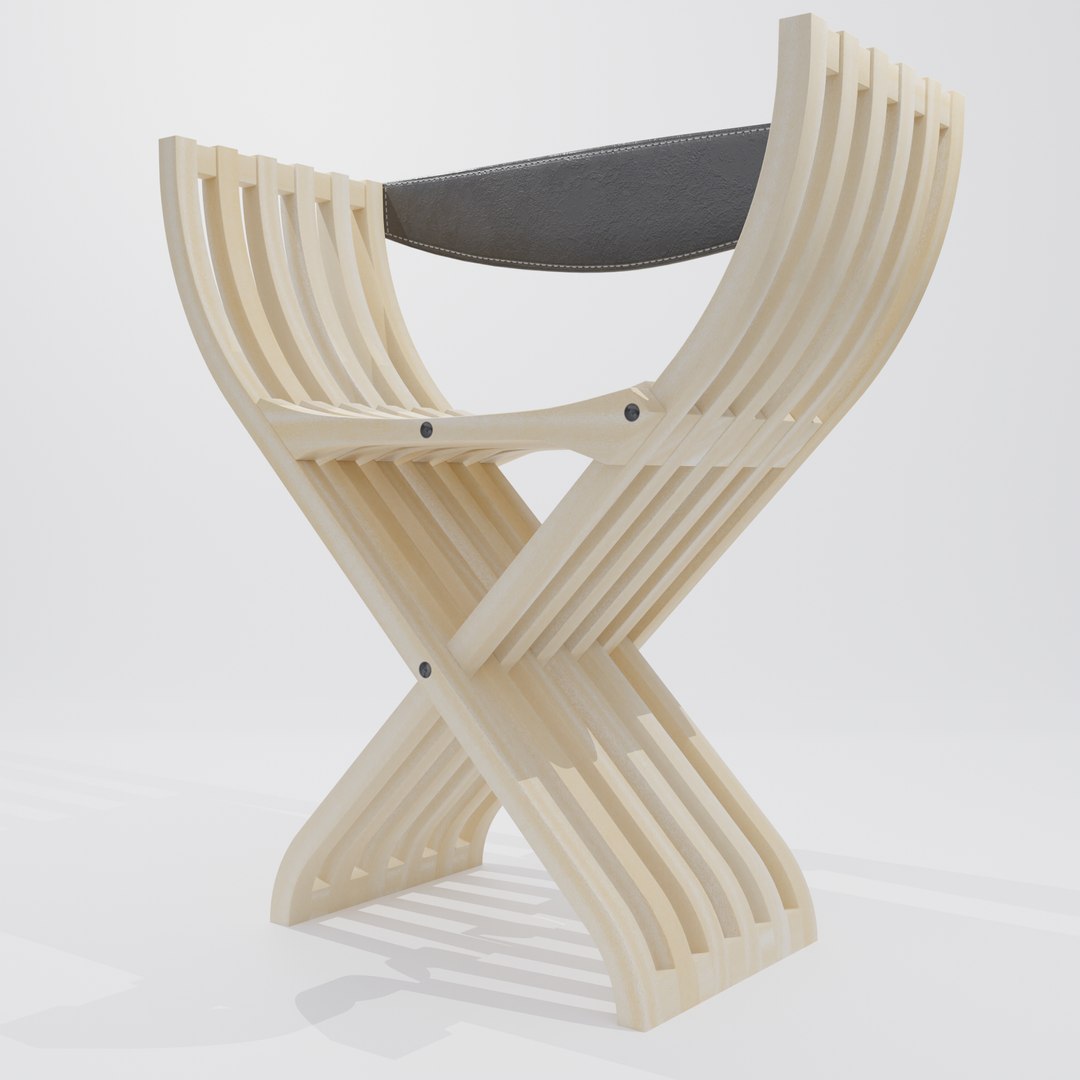 Curule Chair 3D - TurboSquid 2120623