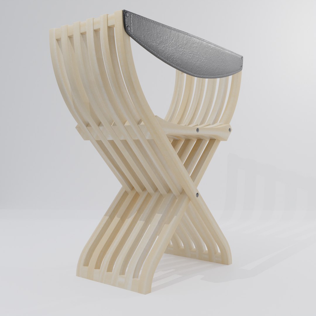 Curule Chair 3D - TurboSquid 2120623