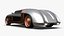 Neues Konzept zukünftiges Design des Autos 3d