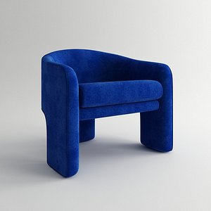 3d model of club chair