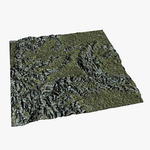 games terrain 3d model