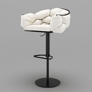 loftdesigne bar chair design 3D model