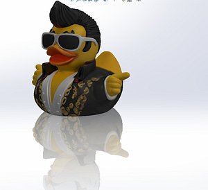 Elvis Rubber Duckie 3D