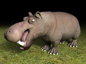 hippo potamus 3d model