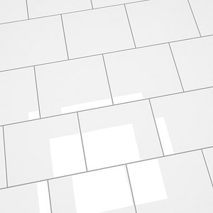 3D tiles grout