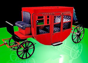 historical orient express 3D model