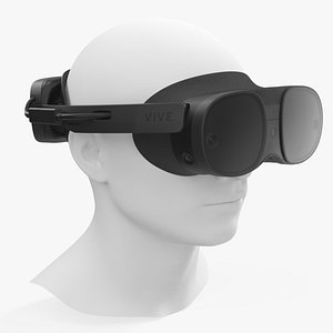HTC Vive XR Elite on Head