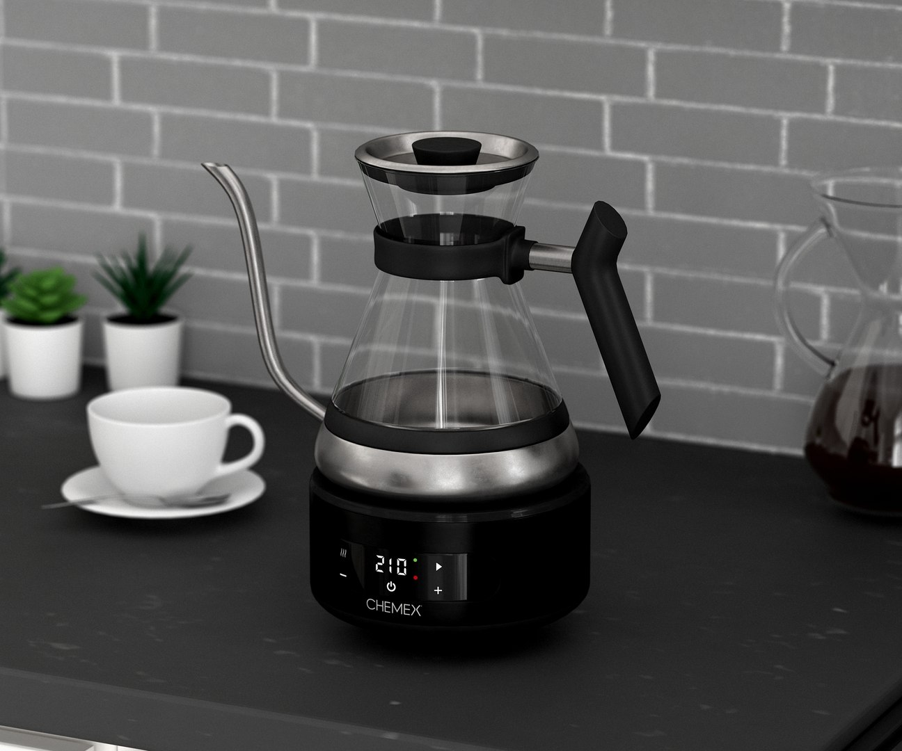 3D chemex electric kettle - TurboSquid 1630758