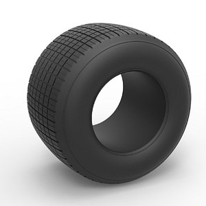 Dirt Sprint racing tire 13 Scale 1 to 25