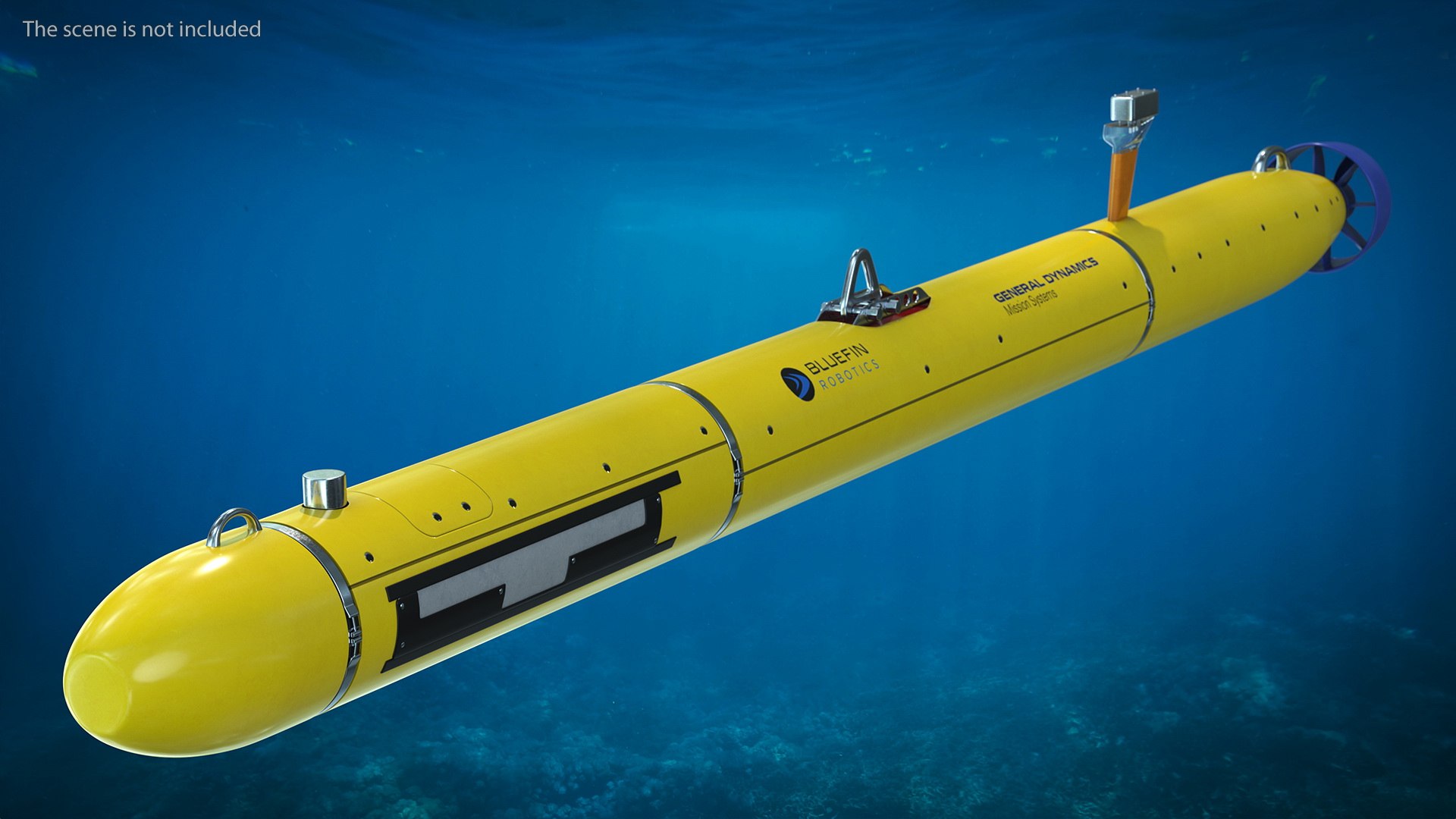 Bluefin UUV 3D Model - TurboSquid 1862019