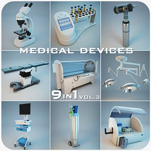 medical devices 9 1 3d model