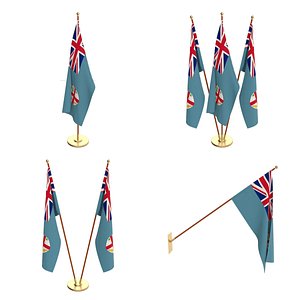 flag office cycles 3D model