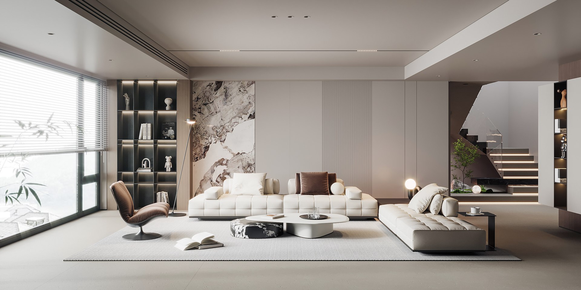 Modern Living Room 3D Model - TurboSquid 2243599