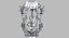 Sylcom Scena 1473 Pa Bl Cr Murano Glass WHite Chandelier