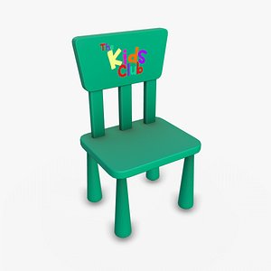 Kids Chair Low-poly PBR